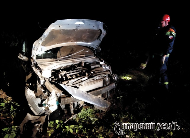 На трассе у Аткарска насмерть разбился 36-летний водитель Solaris