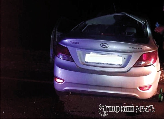 В аварии на трассе под Аткарском погиб водитель Hyundai Solaris
