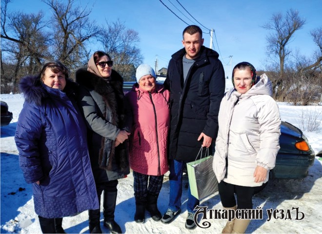 Жители Даниловки встретились с участником СВО с позывным Волк