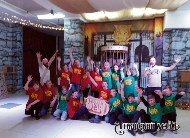 Аткарские школьники поучаствовали к квест-шоу «Форт Боярд»