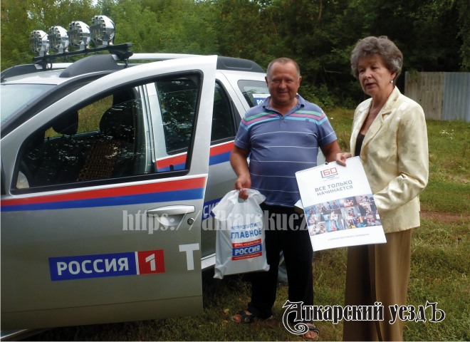 1 сентября в Озерное приехала группа ГТРК Саратов