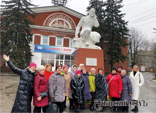 Пожилые аткарчане посетили ГТРК «Саратов» в канун 65-летия канала