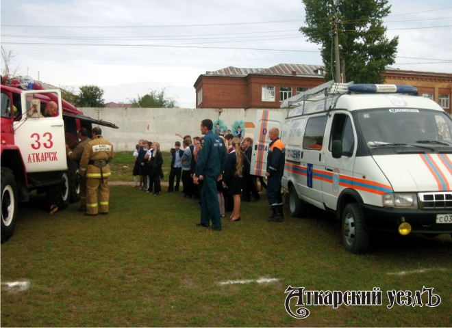 В школах Аткарского района проходит месячник пожарной безопасности