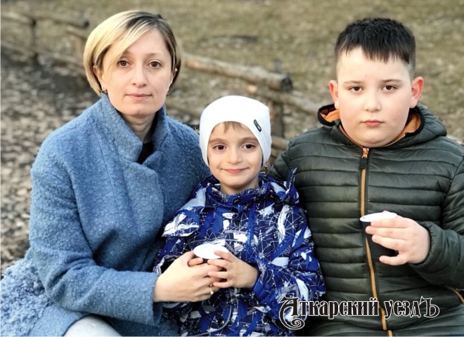Альфия Гришина и дети