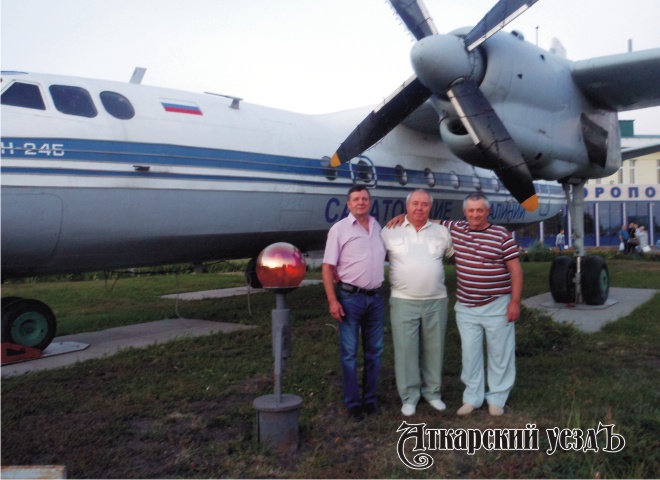 Через 44 года встретились однополчане Сергей Масляков, Александр Бессонов и Яков Клинг