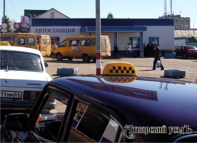 Автовокзал в городе Аткарске