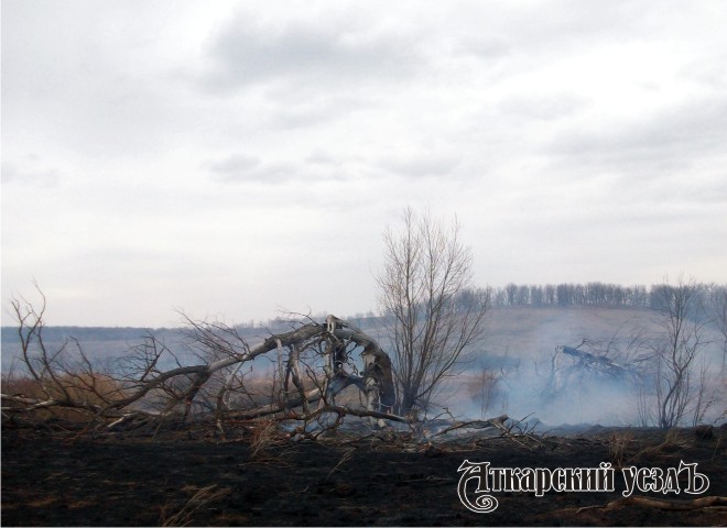 На территории Аткарского района прогнозируется пятый класс пожарной опасности