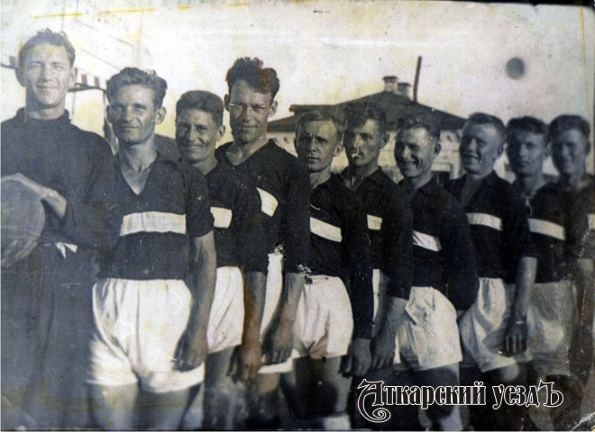 Сборная команда Аткарска по футболу советских времён