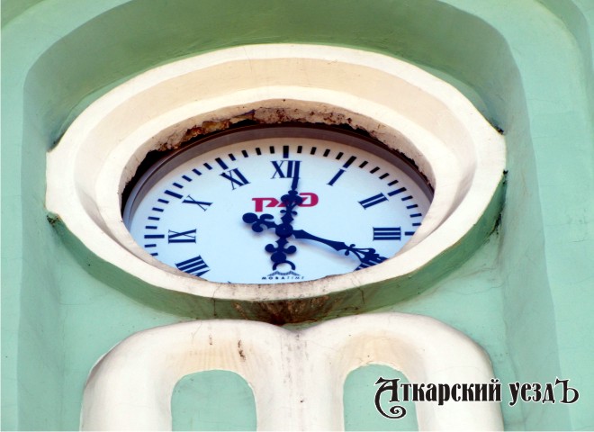 Стрелки часов на аткарском вокзале будут показывать московское время
