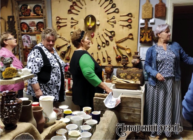 Гости из Екатериновского района посетили в Аткарске музей Бубнова