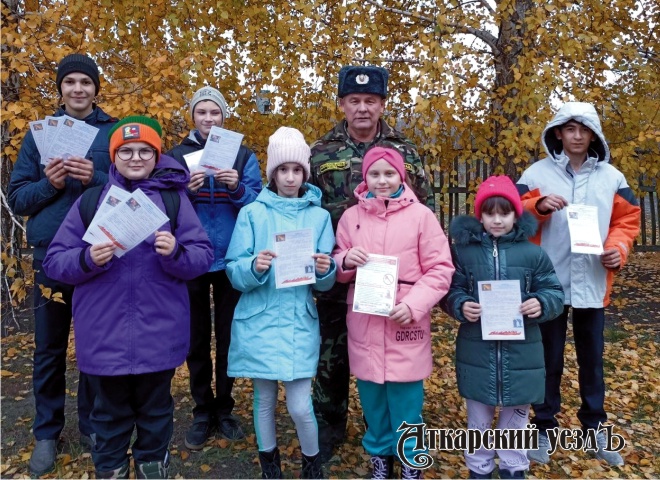 В средней школе села Озёрное организовали отряд юных пожарных