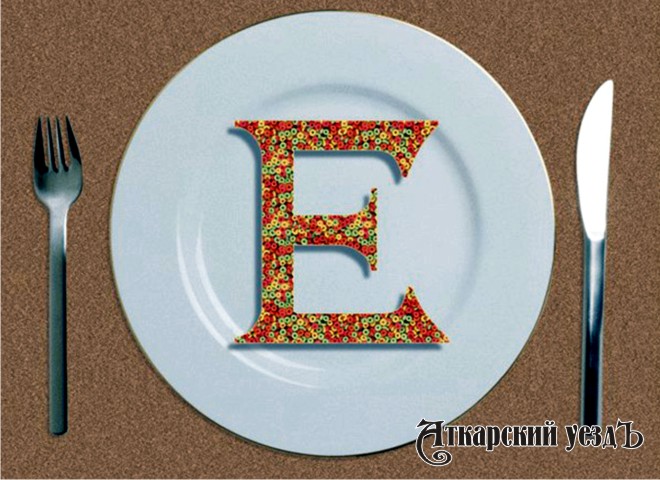 Буква «Е» на тарелке