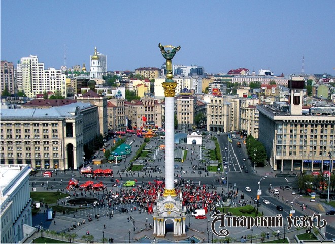 Вид центра Киева