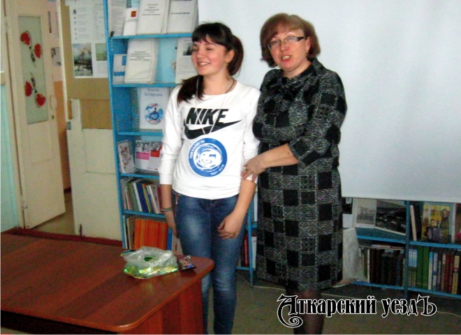 В школе Тургенево Аткарского района прошло мероприятие ко Дню космонавтики