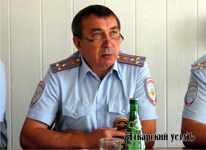 Аткарских полицейских вновь возглавил полковник Алексей Соловьев