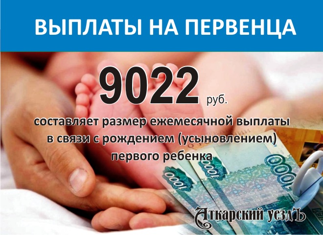 В 2019 году ежемесячная выплата на рождение первенца составит 9022 рубля
