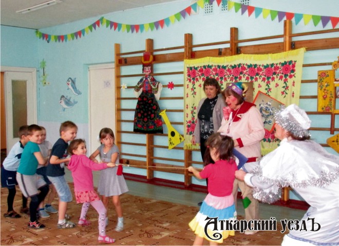 Масленицу отметили в детском саду Тургенево
