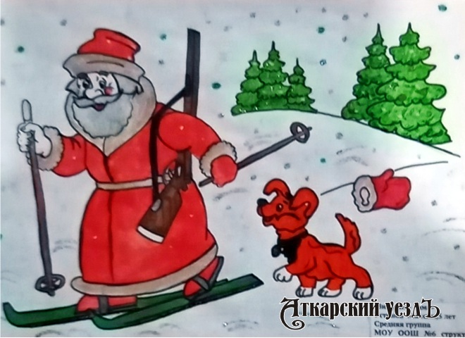В Аткарске проходит выставка детского рисунка «Зимушка-зима»