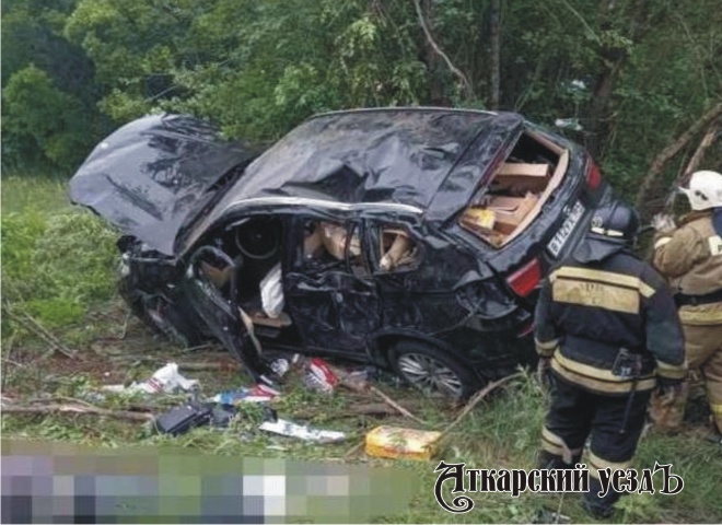 Под Аткарском 58-летний водитель BMW вылетел в кювет и погиб