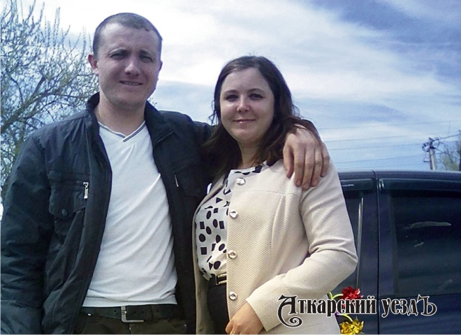Анна Чернышова с мужем