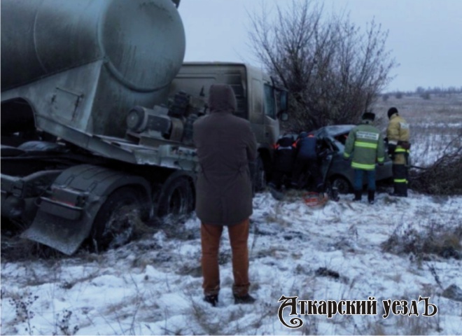 Дорожно-транспортное происшествие в Татищевском районе