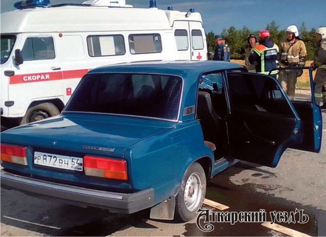Четыре человека пострадали в аварии на трассе в Аткарском районе