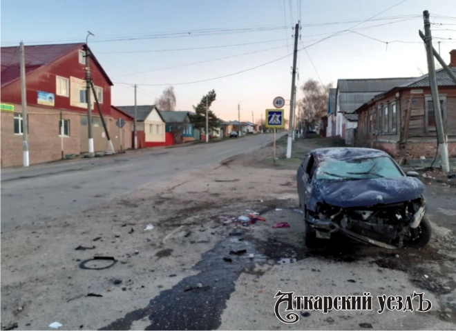В Аткарске разбился водитель Volkswagen Polo