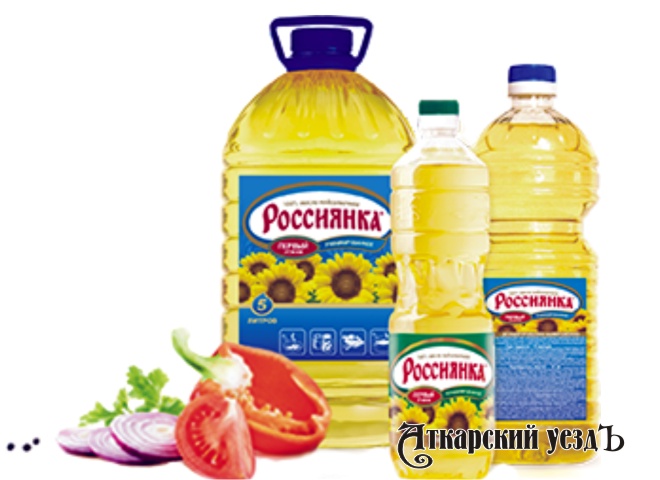 Подсолнечное масло бренда Россиянка