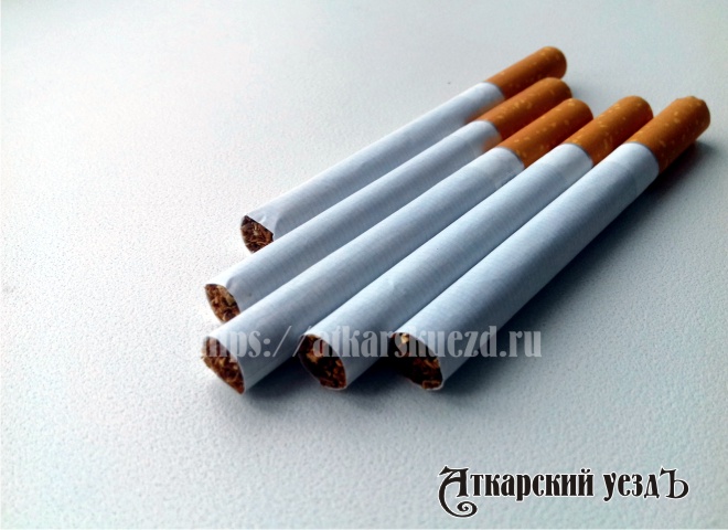 Сигареты в ряд