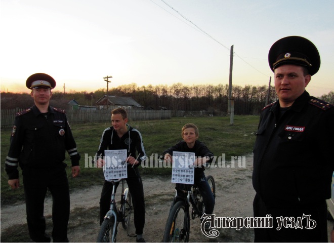 Автоинспекторы провели беседы с юными велосипедистами в 5 селах района