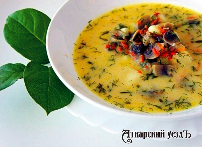 Сливочный суп с грибами – вкусный рецепт первого блюда от «Уезда»