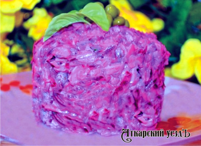 Рецепт дня от «Уезда»: салат для желающих похудеть «Виолетта»