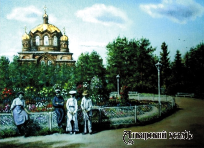 Храм Сретения Господня в Аткарске, картина Марата Патваканяна