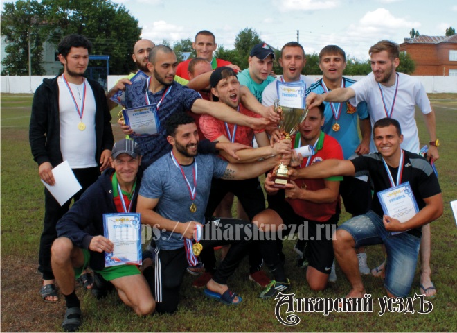 Локомотив победитель Открытого кубка Аткарска-2019