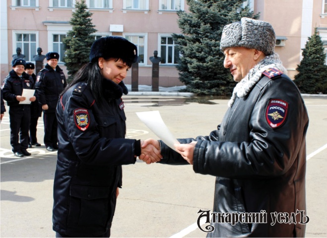 Аткарский полицейский Наталья Власова стала лучшей в Саратовской области