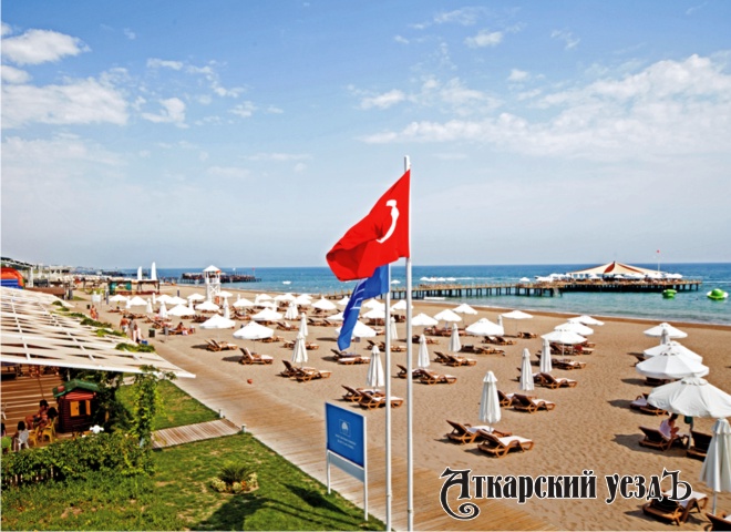 Пляж в Турции